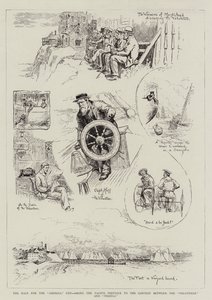 The Race for the America Cup, Among the Yachts Previous to the Contest Between the Volunteer and Thistle by William Allen Rogers